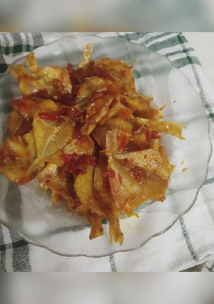 Foto resep Ikan Asin Balado