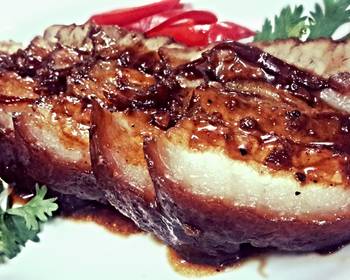 Popular Recipe Kanyas Braise Pork Belly with ginger and 5 spices Practical Delicious