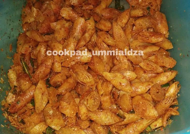 Keripik lumpiah daun jeruk