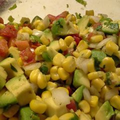A picture of Sweet Corn and Avocado Salsa.