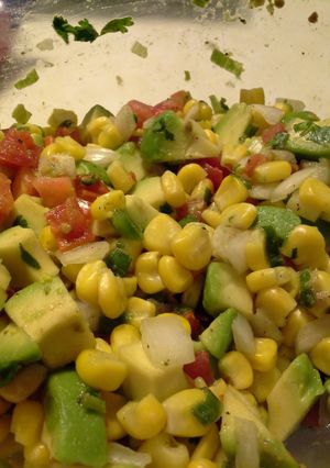 A picture of Sweet Corn and Avocado Salsa.