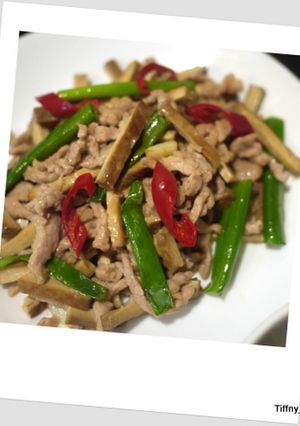 豆干肉絲 的食譜成品照片