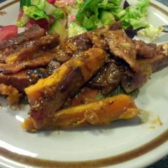A picture of Sweet Potato and Bacon Salad.