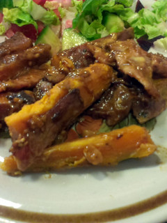 A picture of Sweet Potato and Bacon Salad.