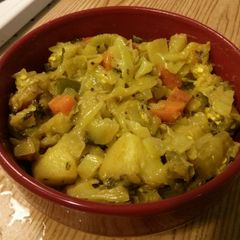 A picture of Mixed vegetables (Ghonto).