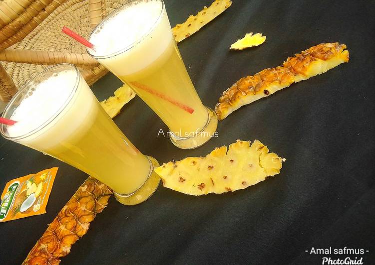 How to Make Super Quick Homemade Pineapple ginger drink