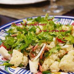 A picture of Crunchy Cauliflower and Cilantro Salad.