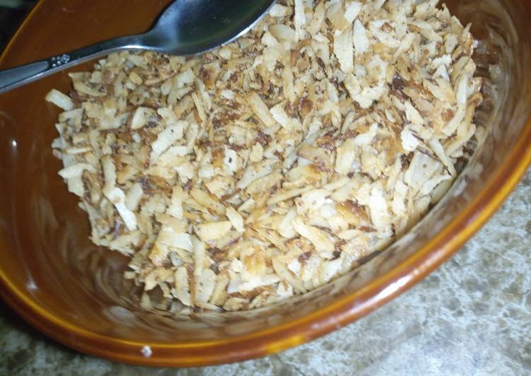 Steps to Prepare Super Quick Homemade Coconut flakes