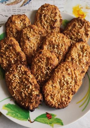 Фото Детское банановое печенье 🍪.