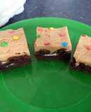Oreo Brownies with Cookie Dough Frosting