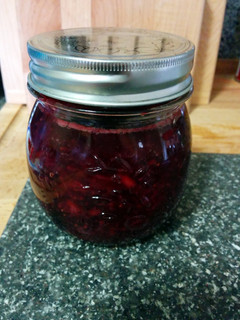 A picture of Strawberry Blueberry Jam.