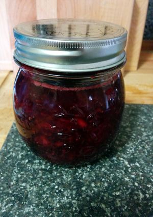 A picture of Strawberry Blueberry Jam.