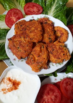 عکسی از دستور کوکو باعطر نعنا و جعفری تازه
