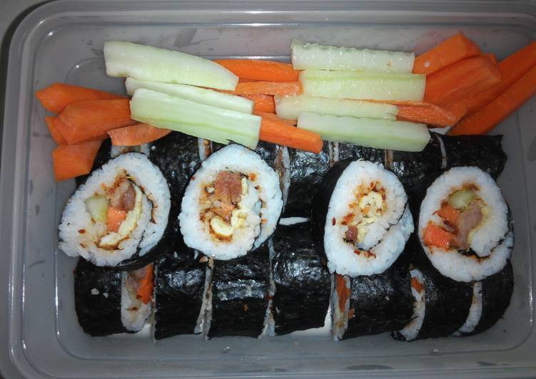 Step-by-Step Guide to Prepare Super Quick Homemade Egg Roll Sushi