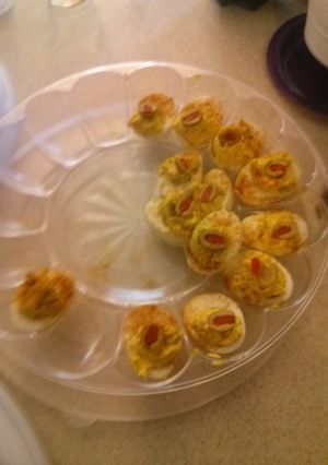 A picture of Deviled Eggs.