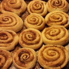 Homemade Cinnamon Rolls A picture of Homemade Cinnamon Rolls.