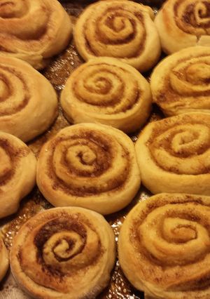 A picture of Homemade Cinnamon Rolls.