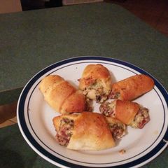 A picture of Cream cheese bacon bites.