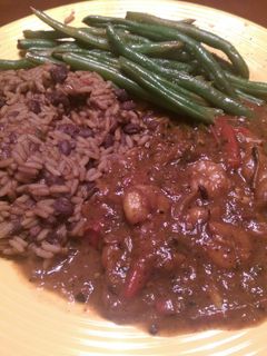A picture of Jamaican Curry Shrimp.