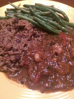 A picture of Jamaican Curry Shrimp.