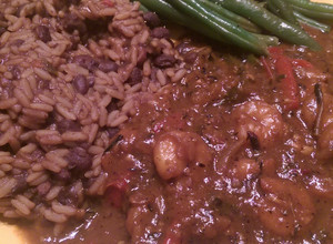 A picture of Jamaican Curry Shrimp.