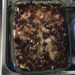 A picture of Zucchini lasagna #weekly jikoni challenge.