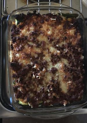 A picture of Zucchini lasagna #weekly jikoni challenge.