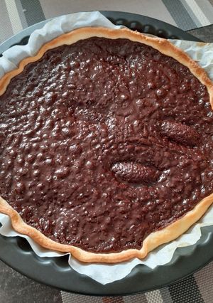 Une photo de Ma tarte au chocolat et Rhum