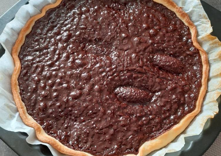 Ma tarte au chocolat et Rhum