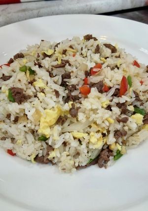 牛肉炒飯 的食譜成品照片