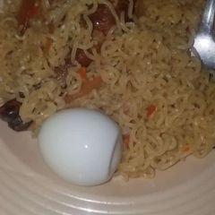 A picture of Simple noodles.