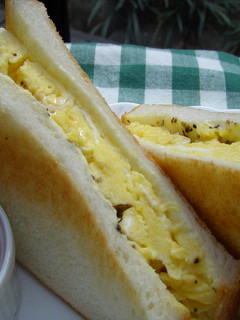 A picture of Sweet and Fluffy! Egg Toast Sandwich.