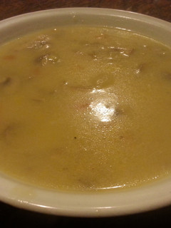 A picture of Mushroom and Potato Soup.