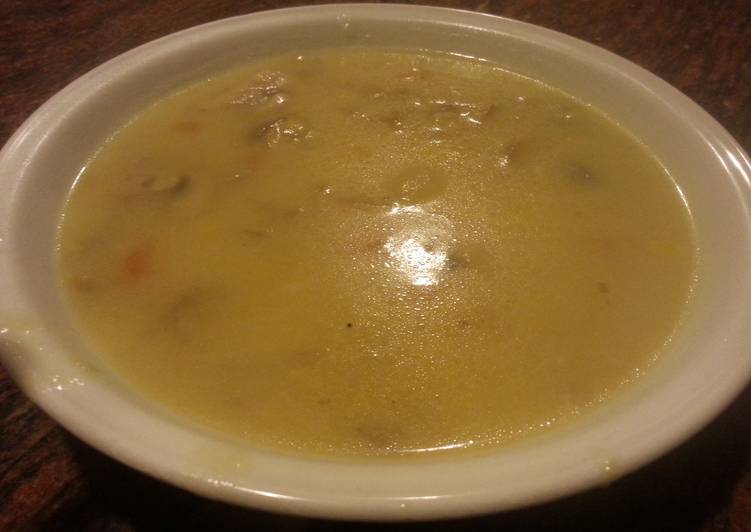 Steps to Make Super Quick Homemade Mushroom and Potato Soup