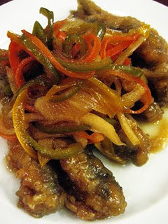 A picture of Delicious Nanban Pickled Small Sardines.