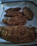 Milanesas de filet de bagre