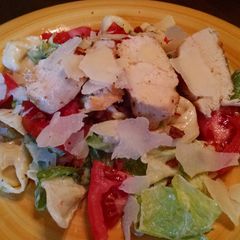 A picture of Chicken, Tortellini Caesar Salad.
