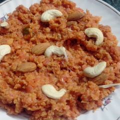 A picture of Gajar ka Halwa (Carrots sweet dish).