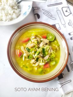 Foto resep Soto Ayam Bening Kuah Kuning