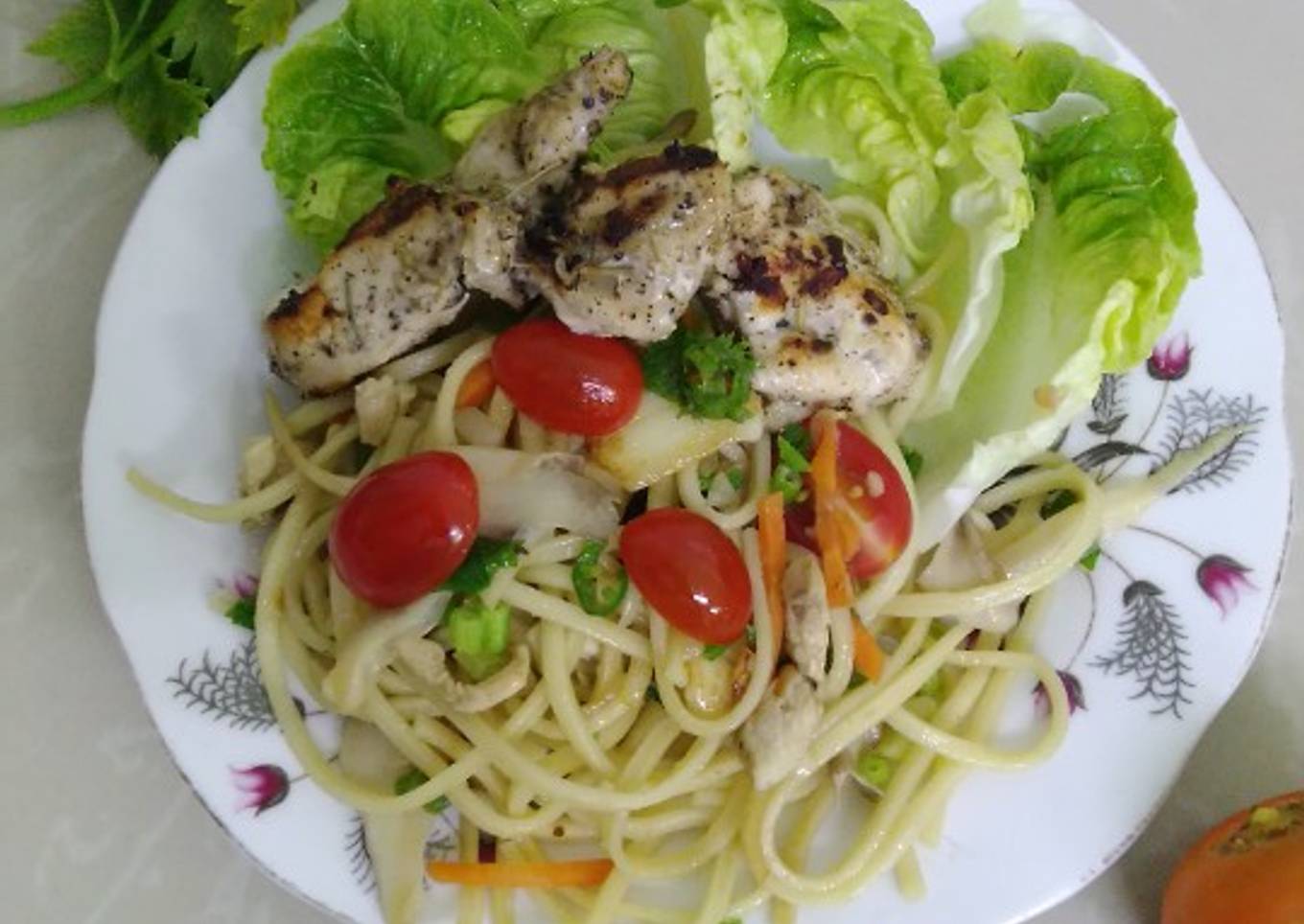 Mi Lidi Gareng en Ayam Bakar