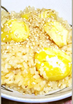 A picture of Golden Ratio Mentsuyu Chestnut Rice.