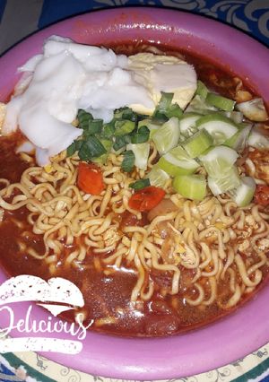 Foto resep Mie ramen kari ala indonesia