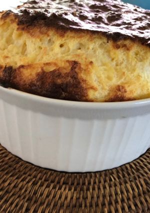 Una foto de Souflé de queso