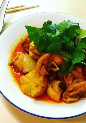 Hình của món Cà ri Gà.