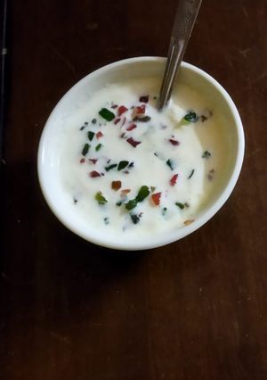 A picture of Rabdi with dry fruits.