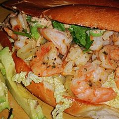 A picture of Chipotle Shrimp Tortas.