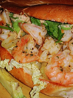 A picture of Chipotle Shrimp Tortas.