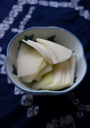 A picture of Sweetly Pickled Kohlrabi.