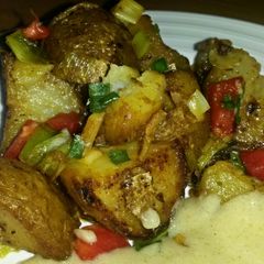 A picture of Sig's Potato Leftover Breakfast.