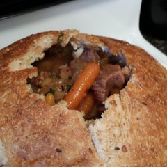 A picture of Amanda's beef stew.